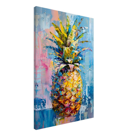 Tropical Vibes – Pineapple Burst | Abstract Expressionism - 50x75 cm / 20x30″ - Canvas - 