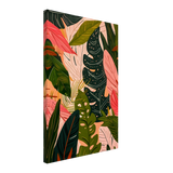 "Tropical Whispers" – A Lush Botanical Escape | Contemporary Botanical Art Wall art print - 40x60 cm / 16x24″ - Canvas - 