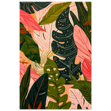 "Tropical Whispers" – A Lush Botanical Escape | Contemporary Botanical Art Wall art print - 50x75 cm / 20x30″ - Aluminum Print - 
