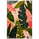 "Tropical Whispers" – A Lush Botanical Escape | Contemporary Botanical Art Wall art print - 30x45 cm / 12x18″ - Acrylic Print - 