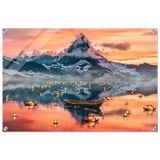 Twilight Serenity | Lanterns of Reflection | Photography and Natural Beauty Art Print - 50x75 cm / 20x30″ - Acrylic Print - 
