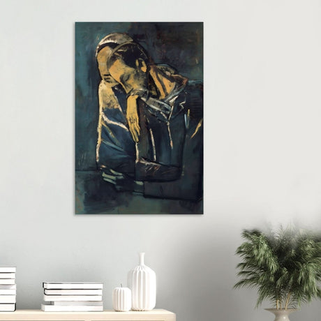 Two figures by Pablo Picasso 1904 - Wood Prints - 60x90 cm / 24x36″ - 10 mm
