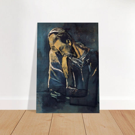 Two figures by Pablo Picasso 1904 - Brushed Aluminum Print - 70x100 cm / 28x40″ - 