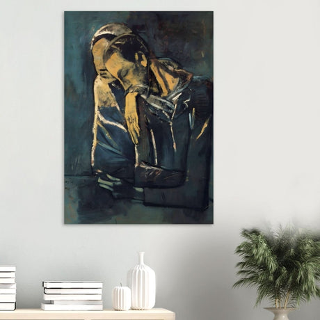 Two figures by Pablo Picasso 1904 - Wood Prints - 70x100 cm / 28x40″ - 10 mm