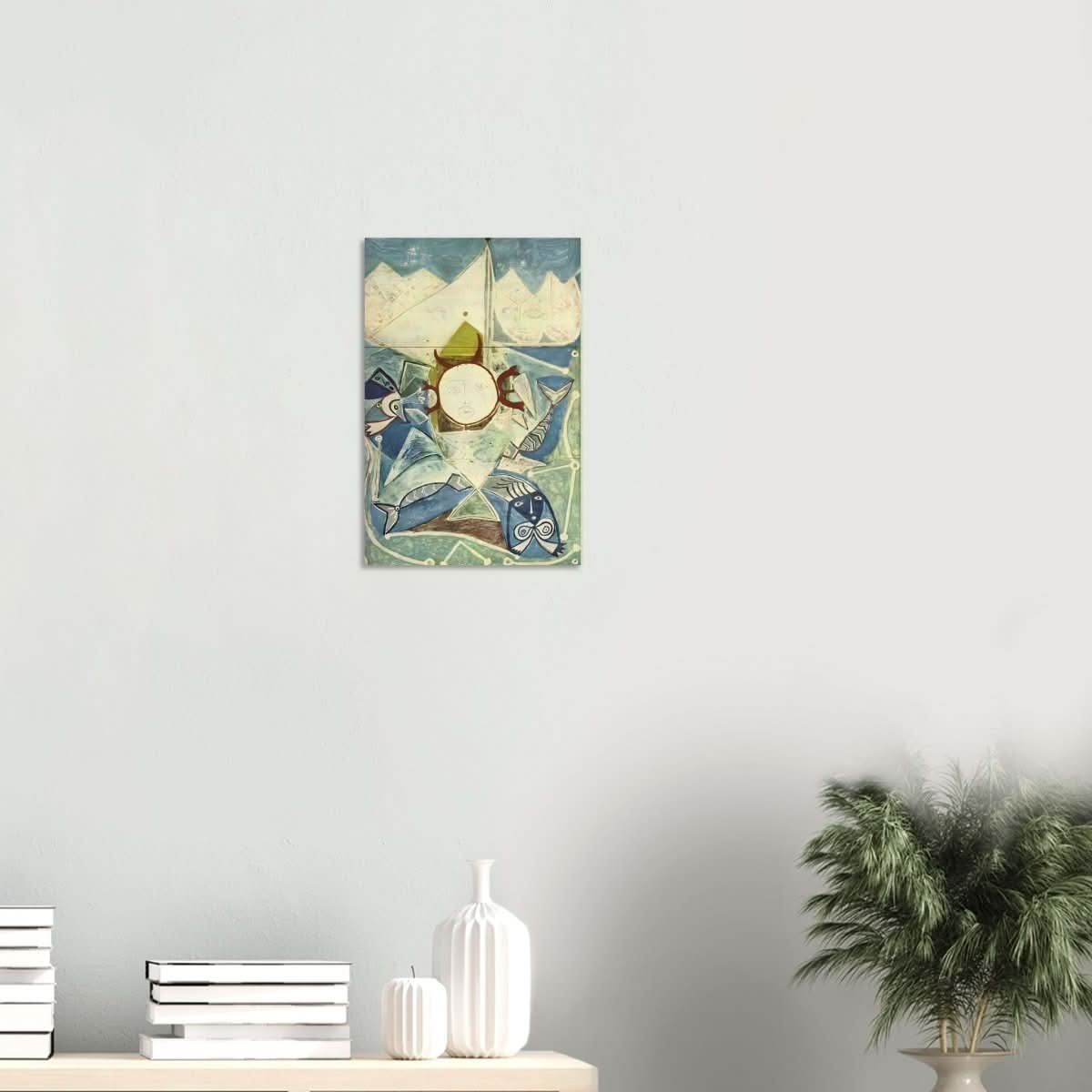 Ulysses and sirens by Pablo Picasso 1946 - Wood Prints - 30x45 cm / 12x18″ - 10 mm