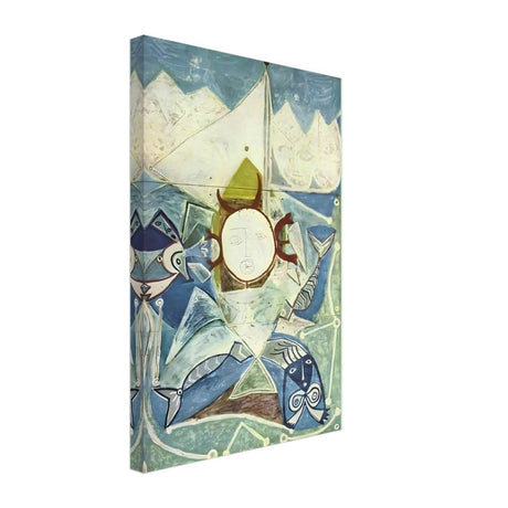 Ulysses and sirens by Pablo Picasso 1946 - Canvas - 30x45 cm / 12x18″ - Slim