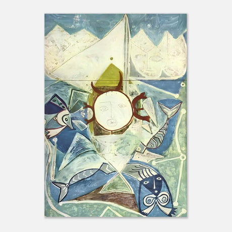 Ulysses and sirens by Pablo Picasso 1946 - Aluminum Print - 70x100 cm / 28x40″ - 