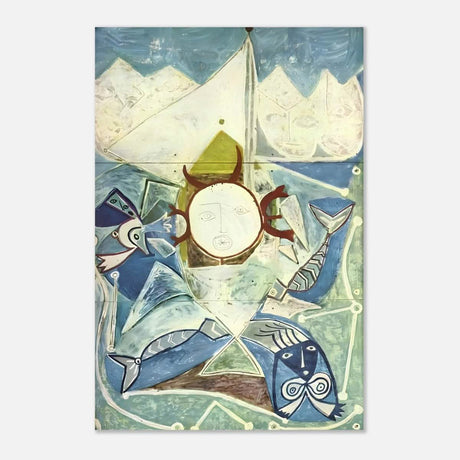 Ulysses and sirens by Pablo Picasso 1946 - Aluminum Print - 40x60 cm / 16x24″ - 