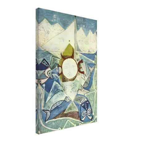 Ulysses and sirens by Pablo Picasso 1946 - Canvas - 40x60 cm / 16x24″ - Slim