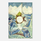 Ulysses and sirens by Pablo Picasso 1946 - Aluminum Print - 30x45 cm / 12x18″ - 