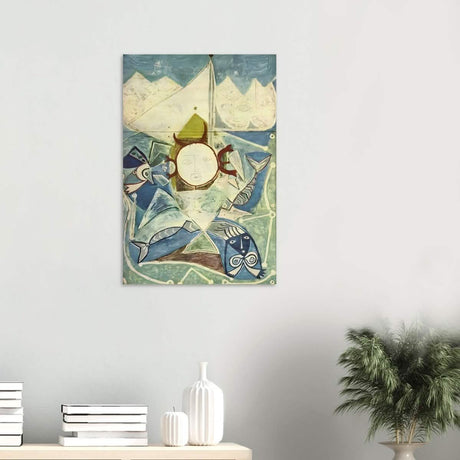 Ulysses and sirens by Pablo Picasso 1946 - Wood Prints - 50x75 cm / 20x30″ - 10 mm