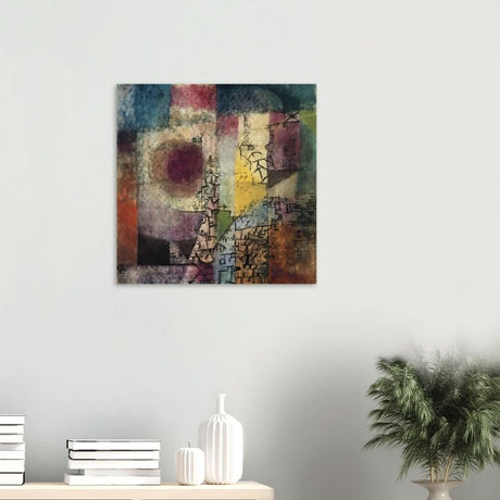 Untitled Abstract Art by Paul Klee - Wood Prints - 60x60 cm / 24x24″ - 20 mm