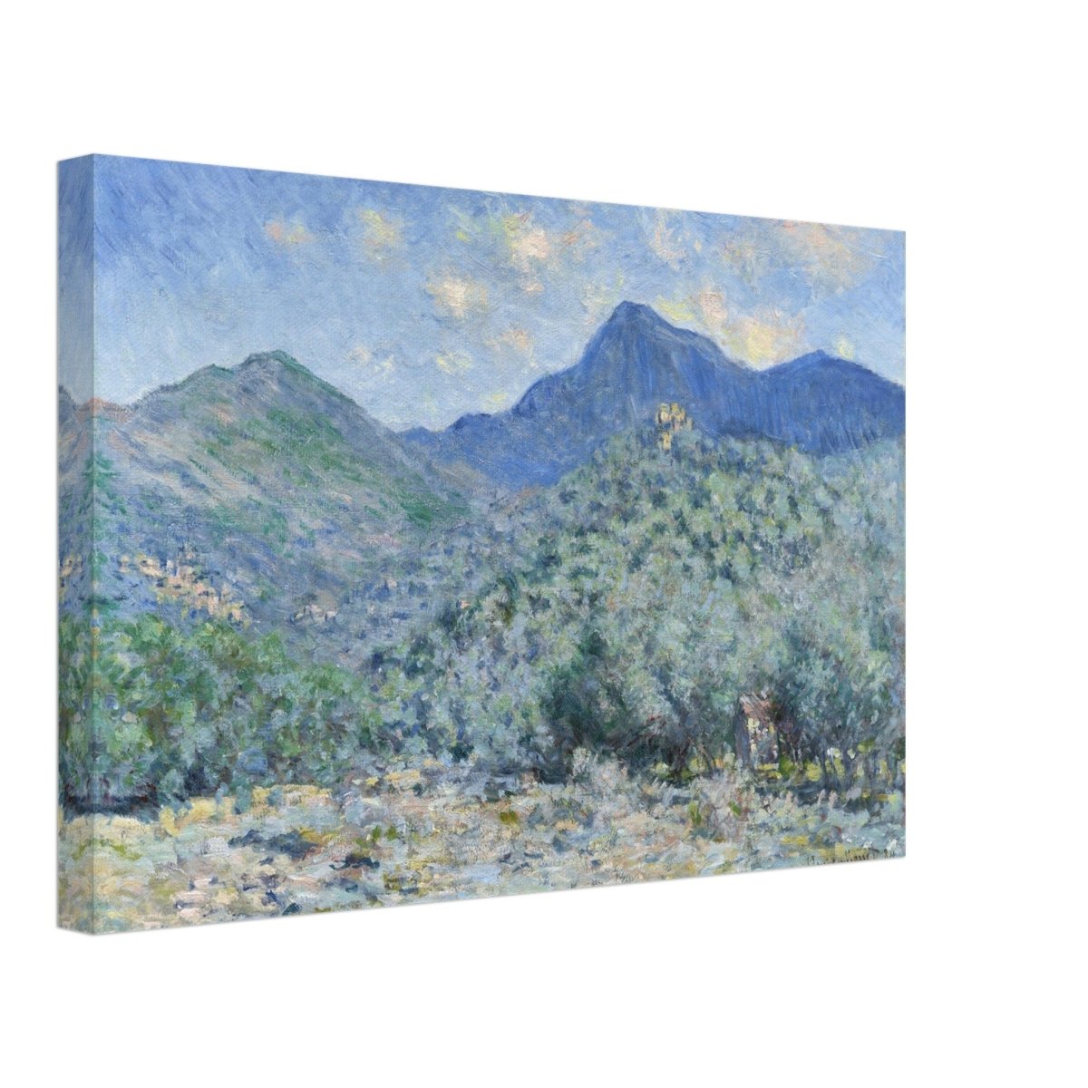 Valle Buona, Near Bordighera (1884) by Claude Monet | wall art print - 30x45 cm / 12x18″ - Canvas - 