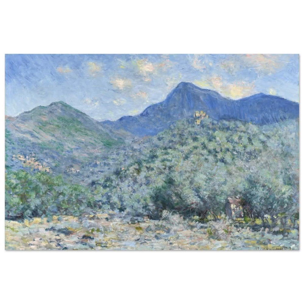 Valle Buona, Near Bordighera (1884) by Claude Monet | wall art print - 50x75 cm / 20x30″ - Aluminum Print - 