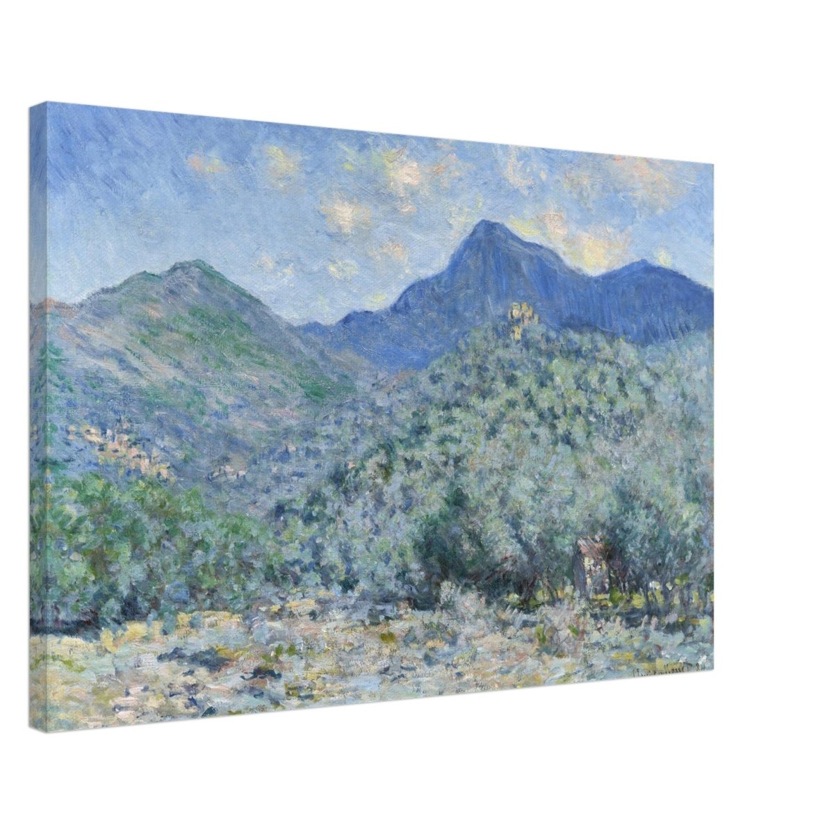 Valle Buona, Near Bordighera (1884) by Claude Monet | wall art print - 50x75 cm / 20x30″ - Canvas - 
