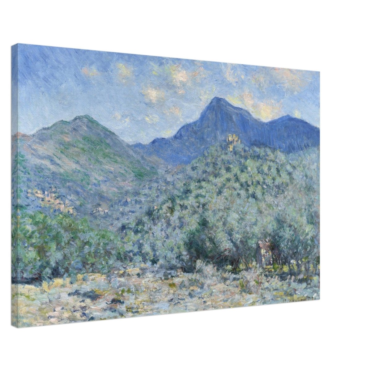 Valle Buona, Near Bordighera (1884) by Claude Monet | wall art print - 60x90 cm / 24x36″ - Canvas - 
