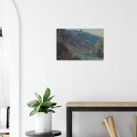 Valley of the Petite Creuse by Claude Monet - Wood Prints - 40x60 cm / 16x24″ - 10 mm