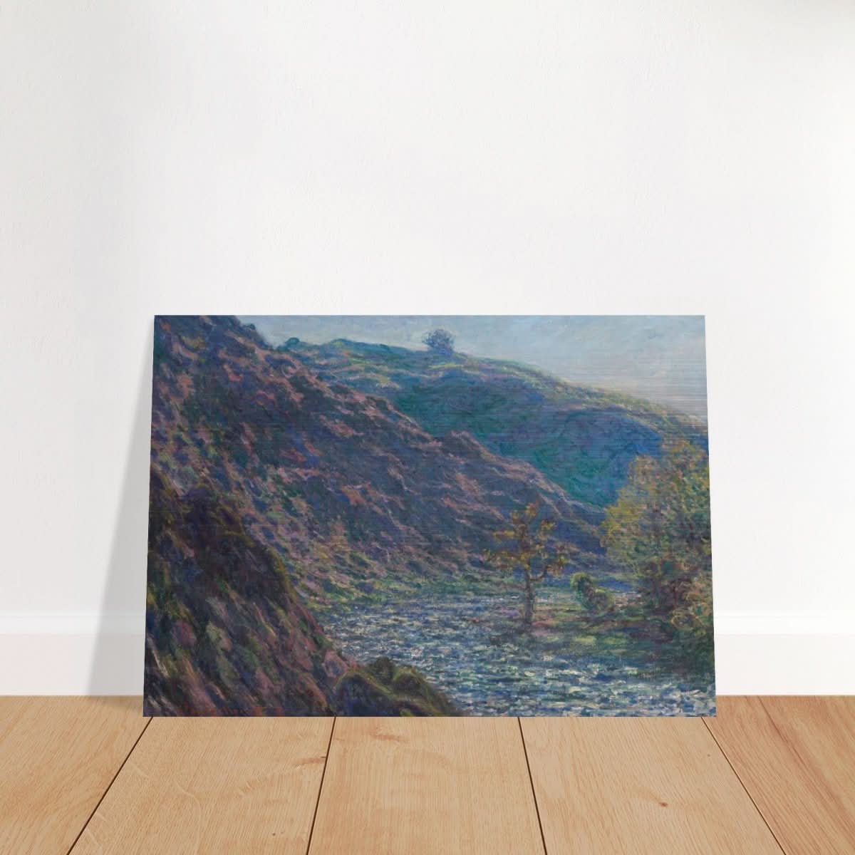 Valley of the Petite Creuse by Claude Monet - Brushed Aluminum Print - 70x100 cm / 28x40″ - 
