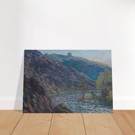 Valley of the Petite Creuse by Claude Monet - Brushed Aluminum Print - 70x100 cm / 28x40″ - 