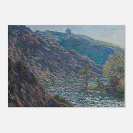 Valley of the Petite Creuse by Claude Monet - Aluminum Print - 70x100 cm / 28x40″ - 