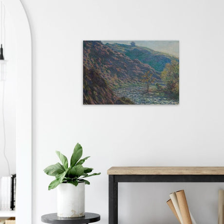 Valley of the Petite Creuse by Claude Monet - Wood Prints - 50x75 cm / 20x30″ - 20 mm