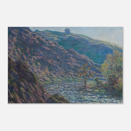 Valley of the Petite Creuse by Claude Monet - Aluminum Print - 40x60 cm / 16x24″ - 