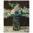 Vase of White Lilacs and Roses (1883) by Edouard Manet | wall art print - 40x50 cm / 16x20″ - Wood Prints - 