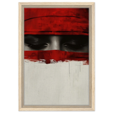 Veil of Secrets | Abstract Expressionism Wall art print - 30x45 cm / 12x18″ - Framed Canvas - Wood frame