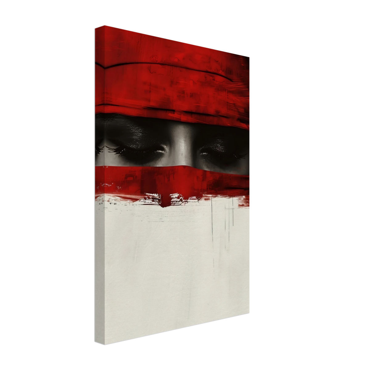Veil of Secrets | Abstract Expressionism Wall art print - 30x45 cm / 12x18″ - Canvas - 