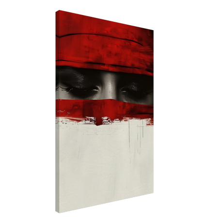 Veil of Secrets | Abstract Expressionism Wall art print - 50x75 cm / 20x30″ - Canvas - 