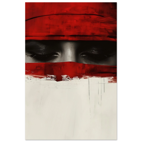 Veil of Secrets | Abstract Expressionism Wall art print - 50x75 cm / 20x30″ - Aluminum Print - 