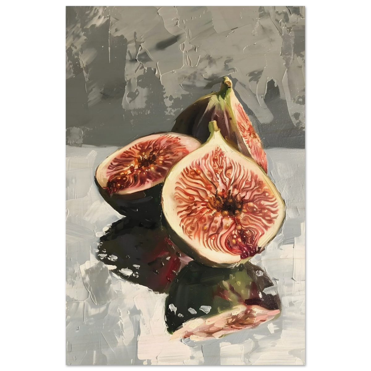 “Velvet Figs” | Wall Art Print - Wood Prints - 30x45 cm / 12x18″ - 