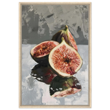 “Velvet Figs” | Wall Art Print - Framed Canvas - 60x90 cm / 24x36″ - Wood frame