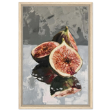 “Velvet Figs” | Wall Art Print - Framed Canvas - 40x60 cm / 16x24″ - Wood frame
