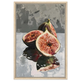 “Velvet Figs” | Wall Art Print - Framed Canvas - 50x75 cm / 20x30″ - Wood frame