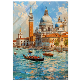 Venetian Grandeur – Gondolas on the Grand Canal Wall Art Print - Acrylic Print - 70x100 cm / 28x40″ - 