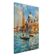 Venetian Grandeur – Gondolas on the Grand Canal Wall Art Print - Canvas - 60x90 cm / 24x36″ - 