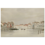 Venetian Whispers – Serene Canal Wall Art Print - Wood Prints - 20x30 cm / 8x12″ - 
