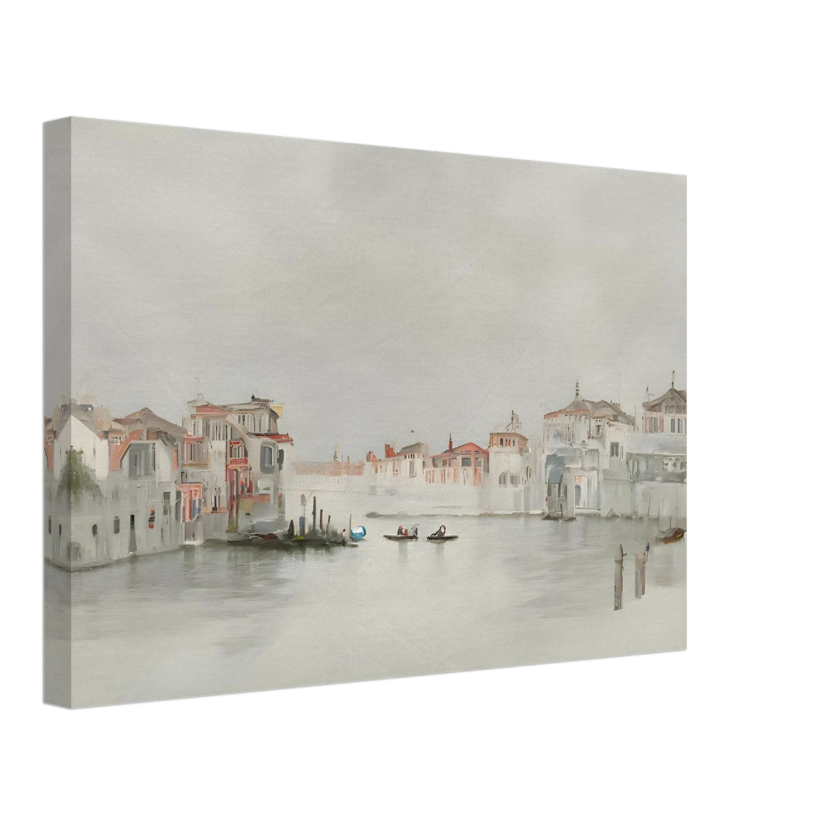 Venetian Whispers – Serene Canal Wall Art Print - Canvas - 30x45 cm / 12x18″ - 