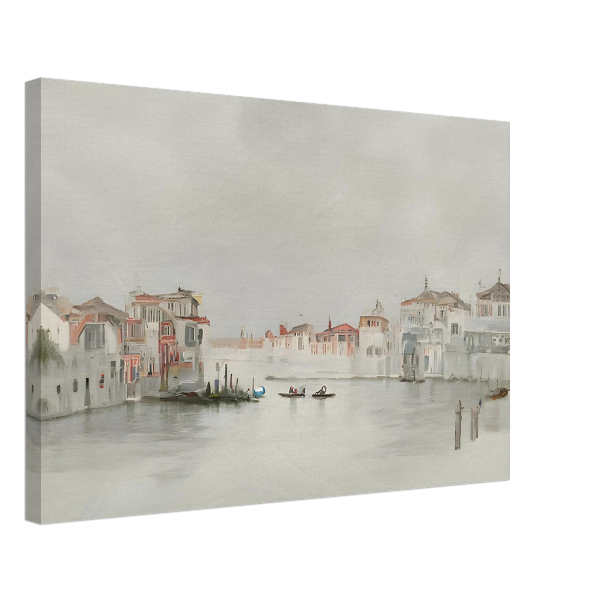 Venetian Whispers – Serene Canal Wall Art Print - Canvas - 40x60 cm / 16x24″ - 
