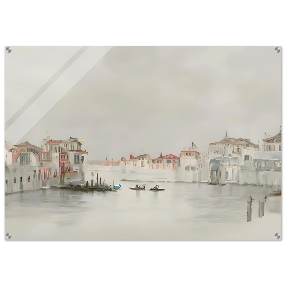 Venetian Whispers – Serene Canal Wall Art Print - Acrylic Print - 70x100 cm / 28x40″ - 