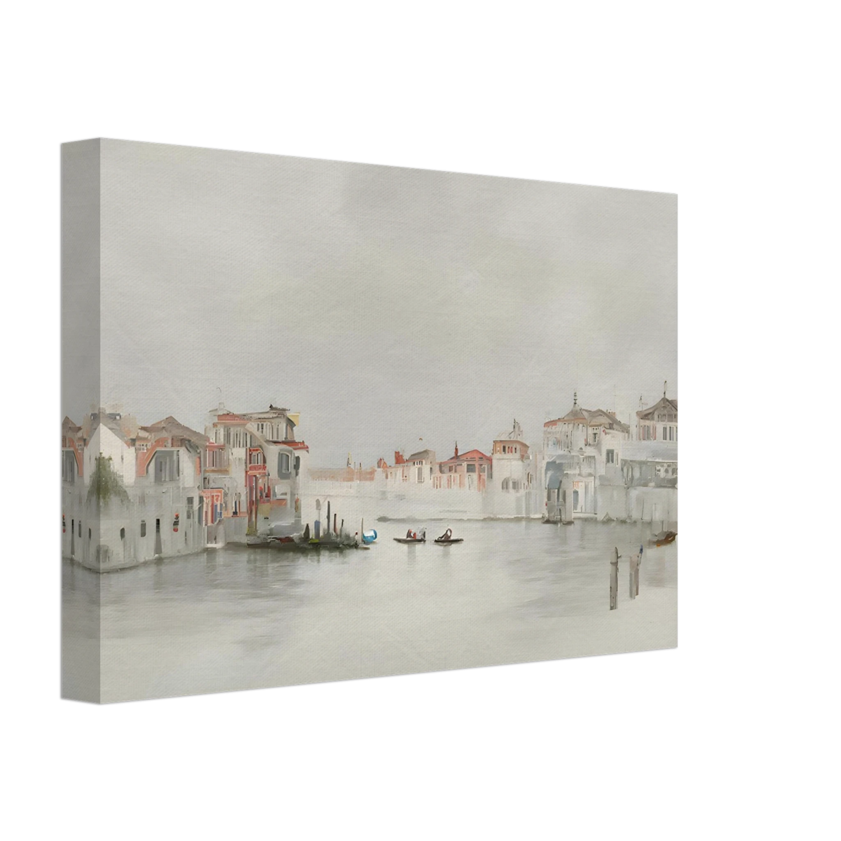 Venetian Whispers – Serene Canal Wall Art Print - Canvas - 20x30 cm / 8x12″ - 