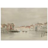 Venetian Whispers – Serene Canal Wall Art Print - Wood Prints - 70x100 cm / 28x40″ - 
