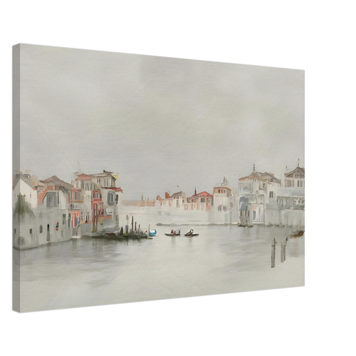Venetian Whispers – Serene Canal Wall Art Print - Canvas - 50x75 cm / 20x30″ - 