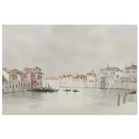 Venetian Whispers – Serene Canal Wall Art Print - Fine Art Poster - 60x90 cm / 24x36″ - 
