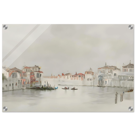 Venetian Whispers – Serene Canal Wall Art Print - Acrylic Print - 40x60 cm / 16x24″ - 