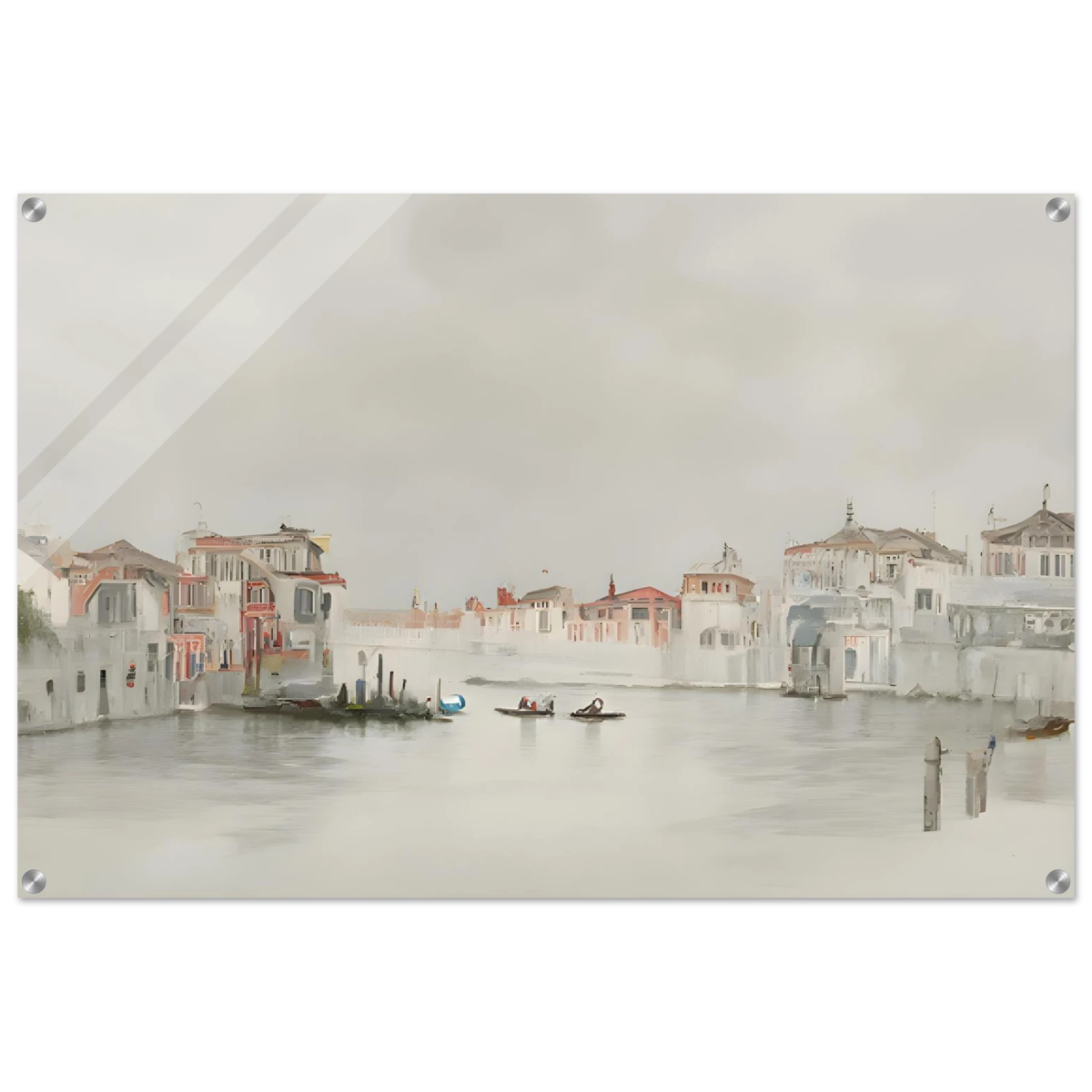 Venetian Whispers – Serene Canal Wall Art Print - Acrylic Print - 60x90 cm / 24x36″ - 