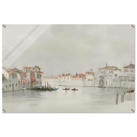 Venetian Whispers – Serene Canal Wall Art Print - Acrylic Print - 60x90 cm / 24x36″ - 