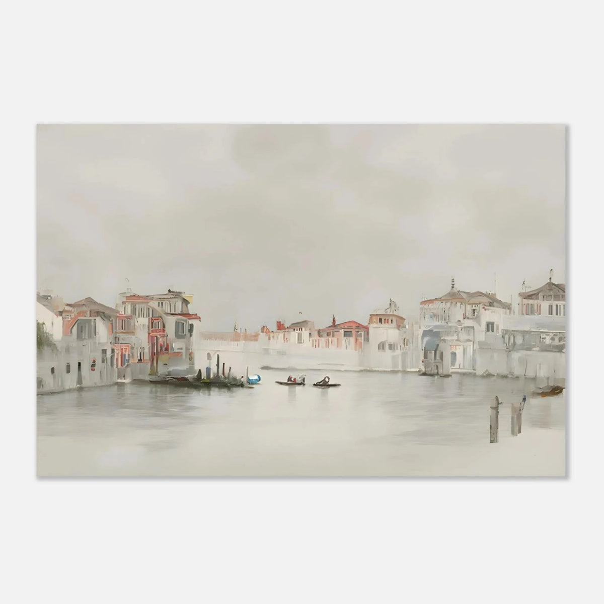 Venetian Whispers – Serene Canal Wall Art Print - Aluminum Print - 50x75 cm / 20x30″ - 