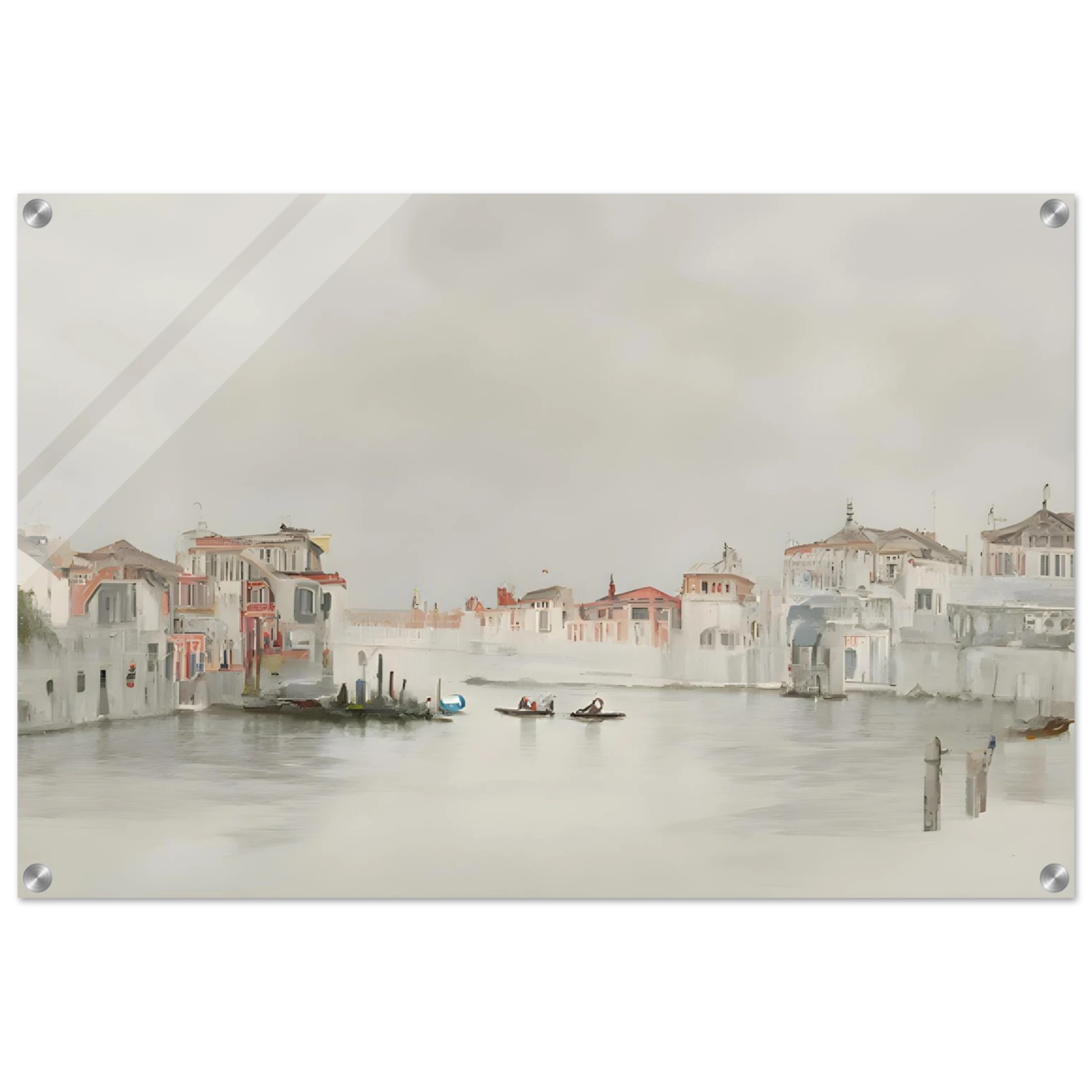 Venetian Whispers – Serene Canal Wall Art Print - Acrylic Print - 50x75 cm / 20x30″ - 